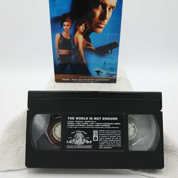 Lot of 2 -007 James Bond - VHS - 1998 Pierce Bronson MGM Tomorrow, The World - Picture 13 of 13
